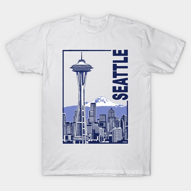 Seattle T-Shirt by NewSignCreation